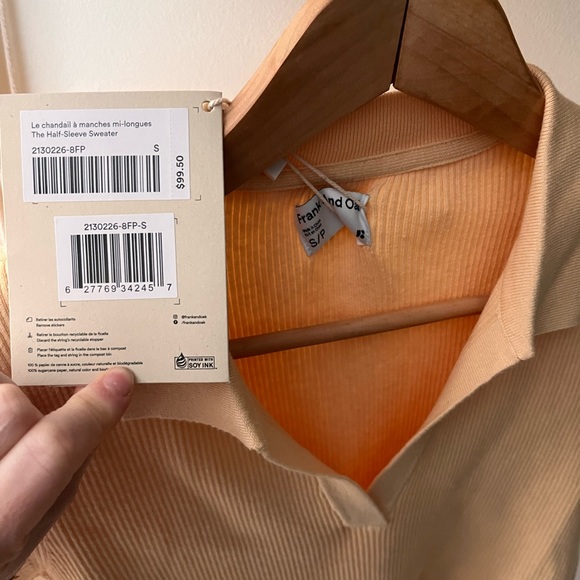 Yellow polo style sweater - Picture 4 of 4